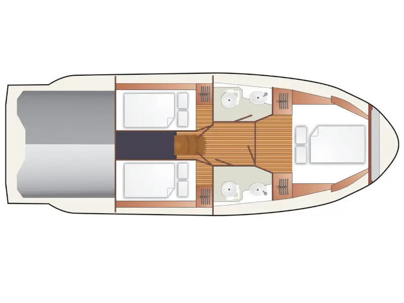Platinum 989 Flybridge (Premiera), Plan image