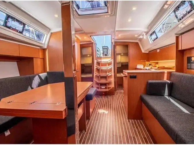 K, Interior image