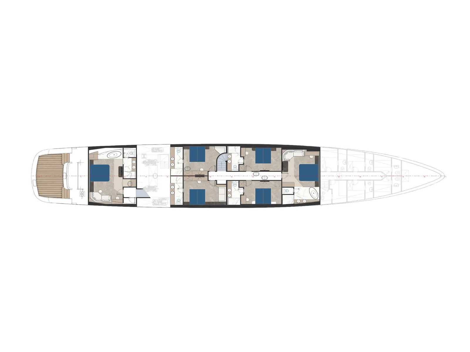 Clase Azul, Plan image