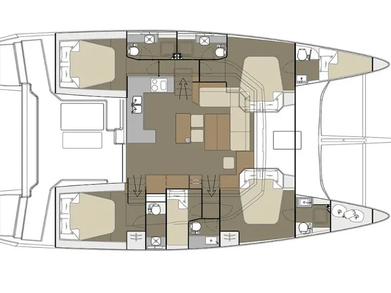 Blue Horizon - Skippered, Plan image