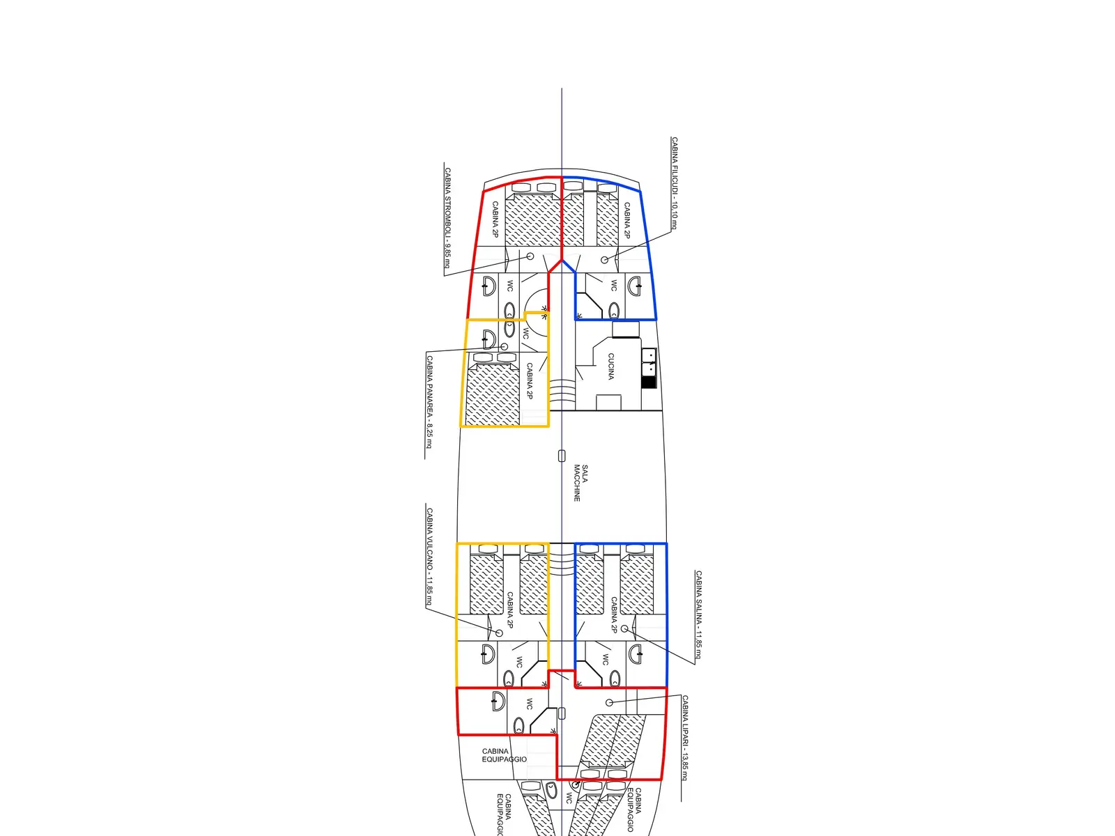 Donna Marisa, Plan image