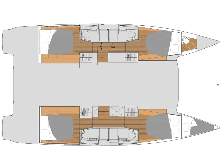 Olympia Athena - Skippered, Plan image