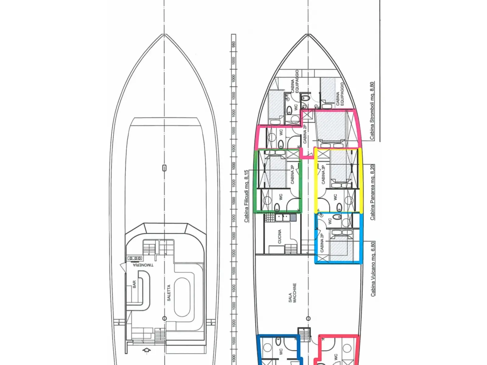 Aeolian Island Cabin 5, Plan image