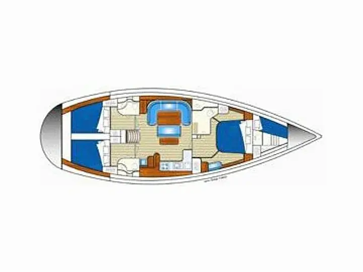 Ocean Star 51.2 2007, Plan image
