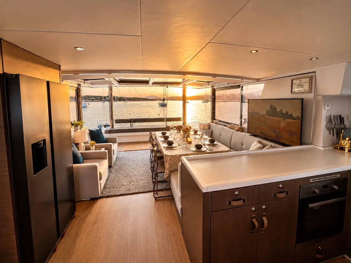Blue Blue Blue, Interior image