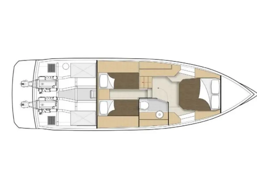 Fjord 38 Express, Plan image