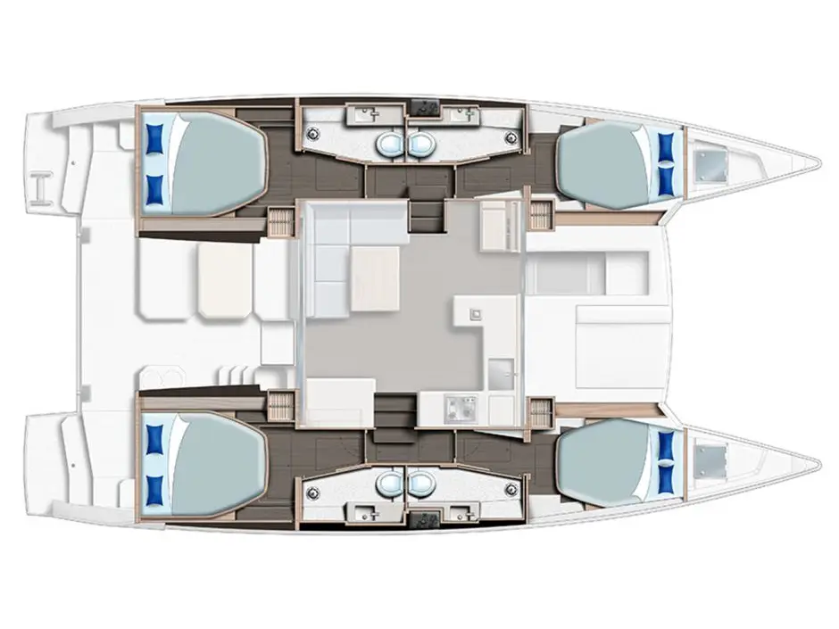 Sunsail 424/4/4 Premium, Plan image