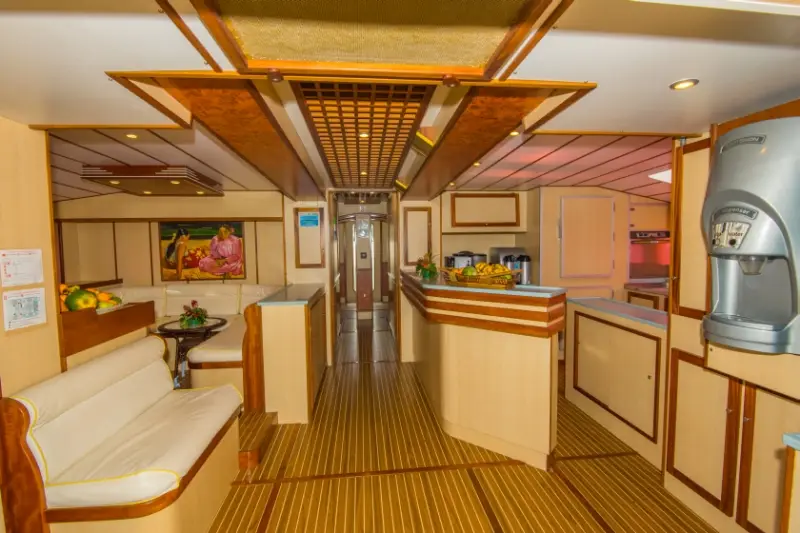 Cabin G11, Salon + Kitchen