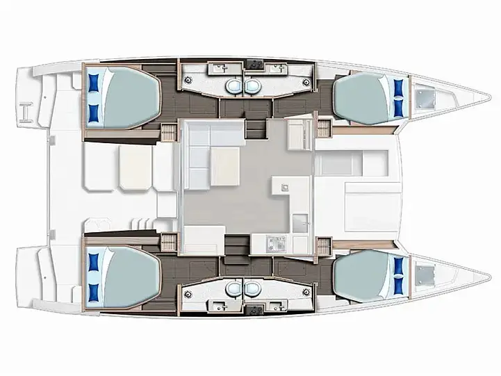 Sunsail 424/4/4 Classic, Plan image