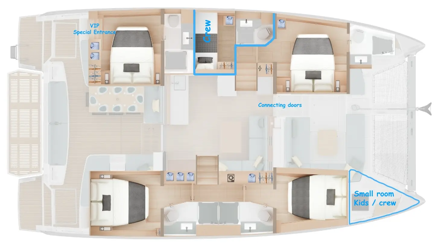 Active Cruises, Interior image