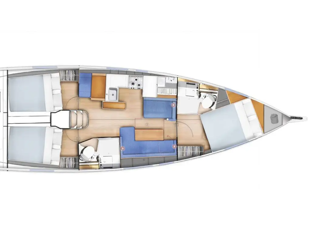 Spavalda, Plan image