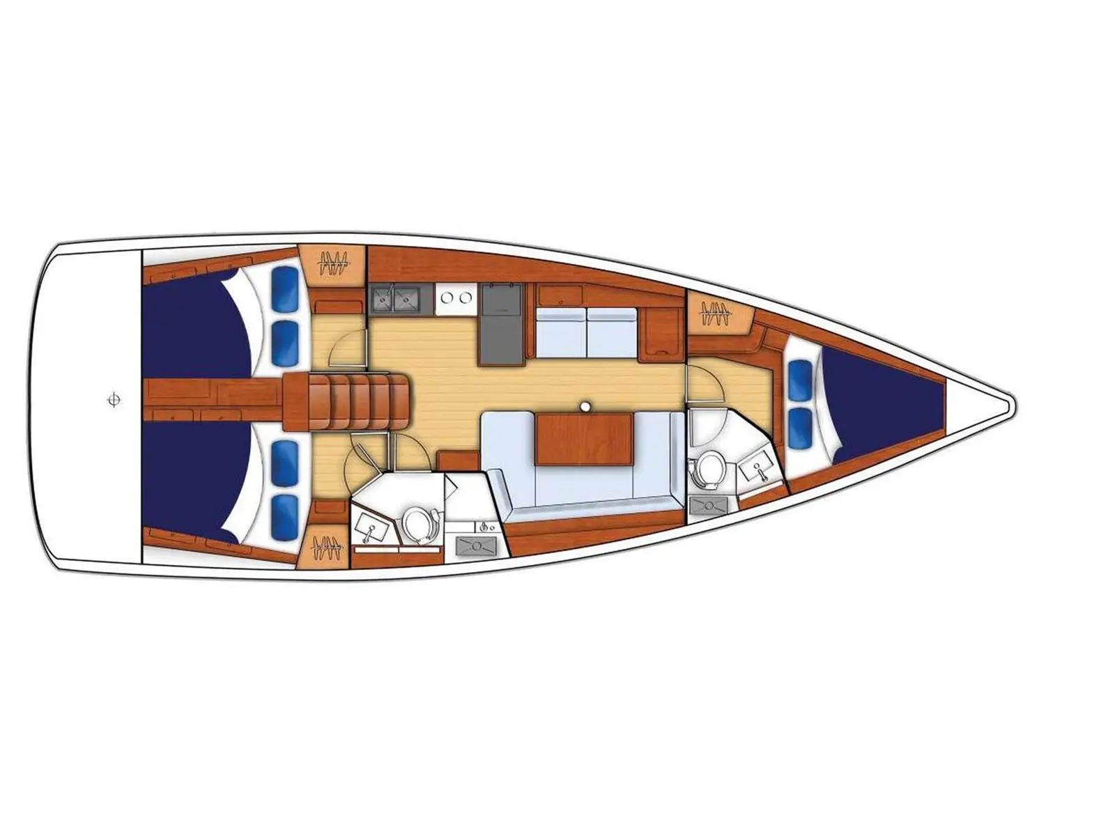 Sunsail 42 Premium, Plan image