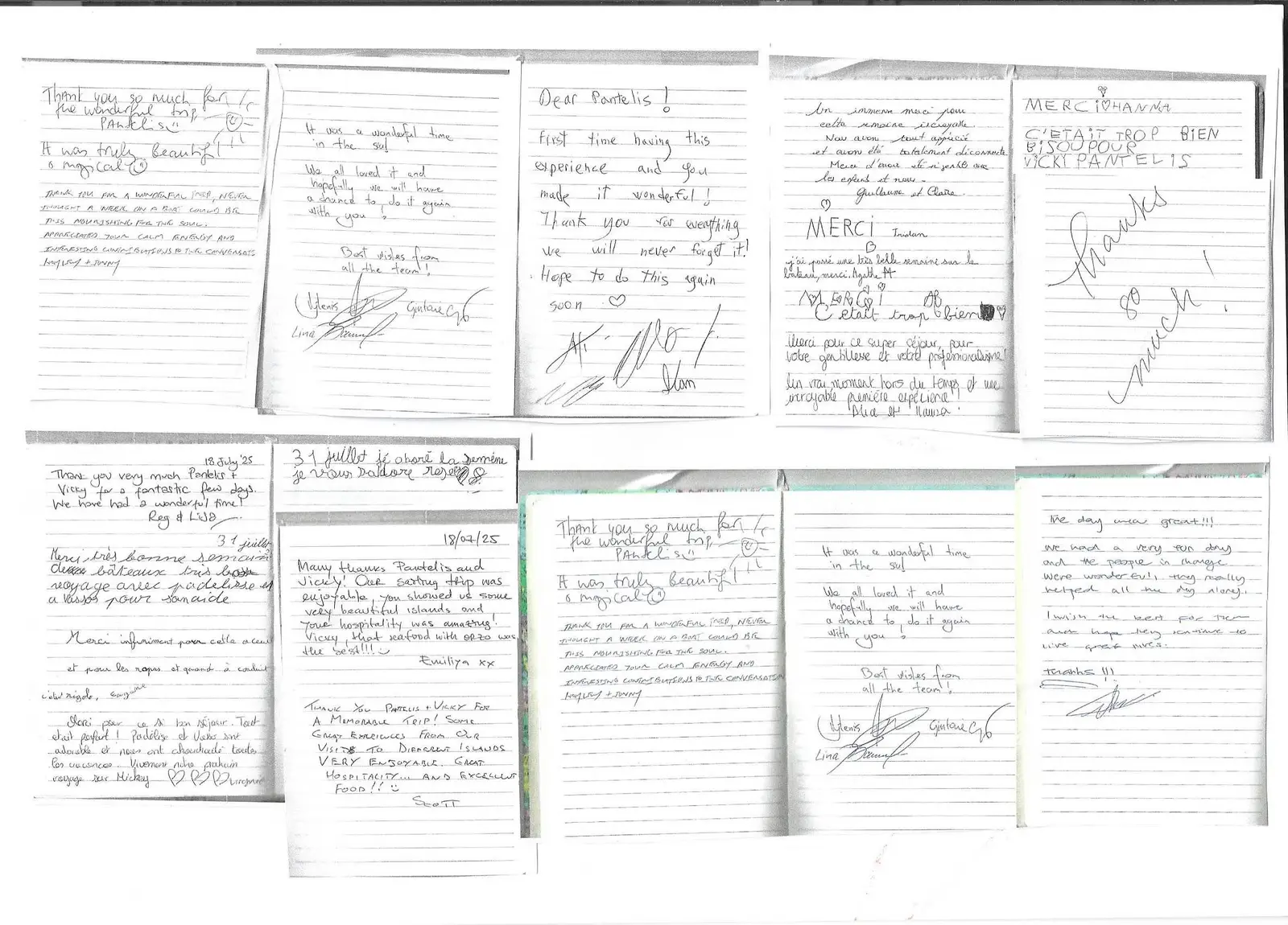 Premium +, Guest book