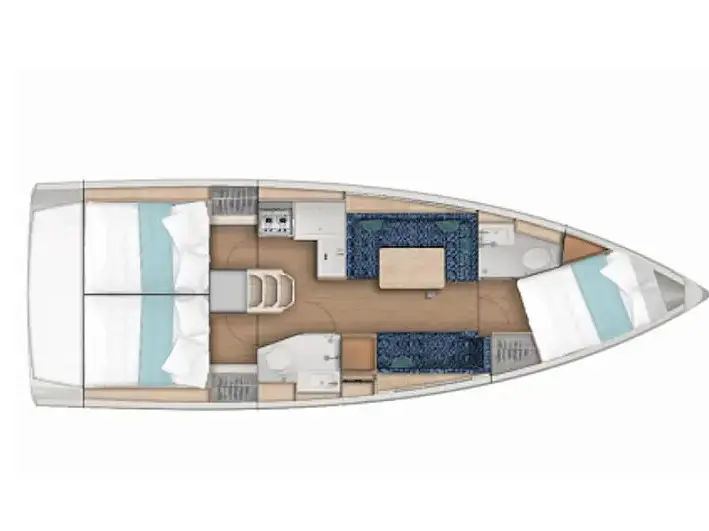 Sunsail 38.0 Classic, Plan image
