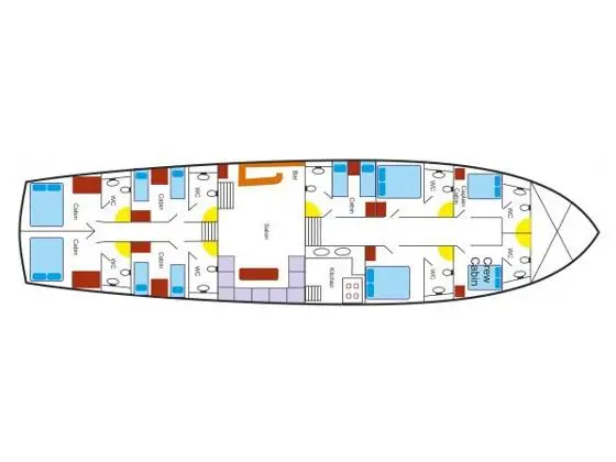 Perla del Mar, Plan image