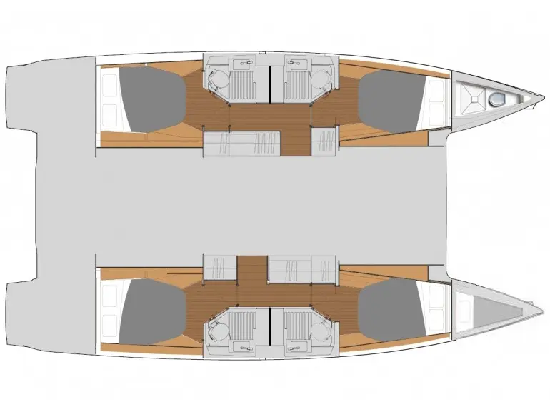 Amapola - A/C, Generator, Water maker. Solar panel, Plan image