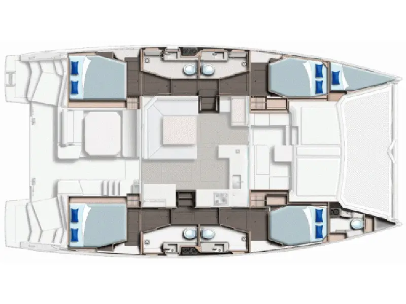 Moorings 4500L/10 Exclusive, Plan image