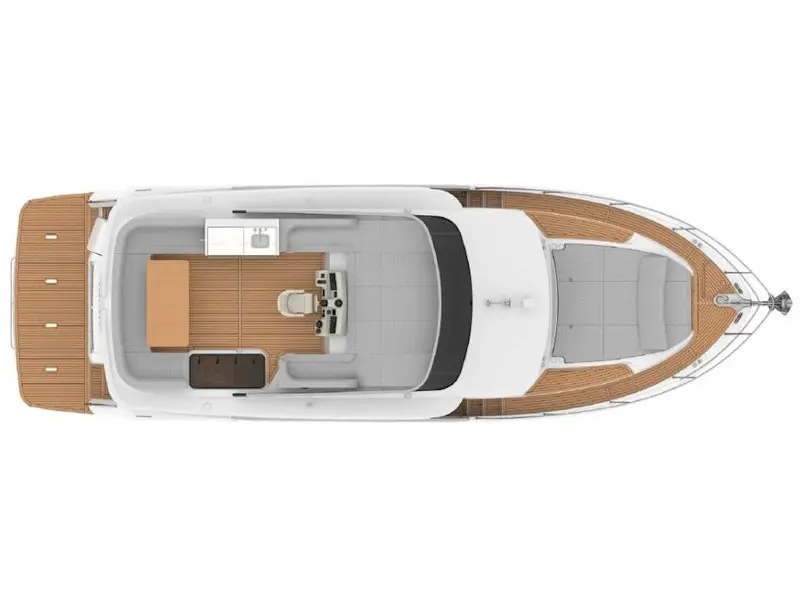 MY WAY, Layout FlyBridge