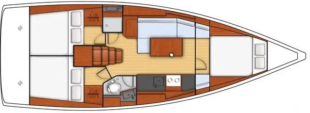 Karavas, Layout