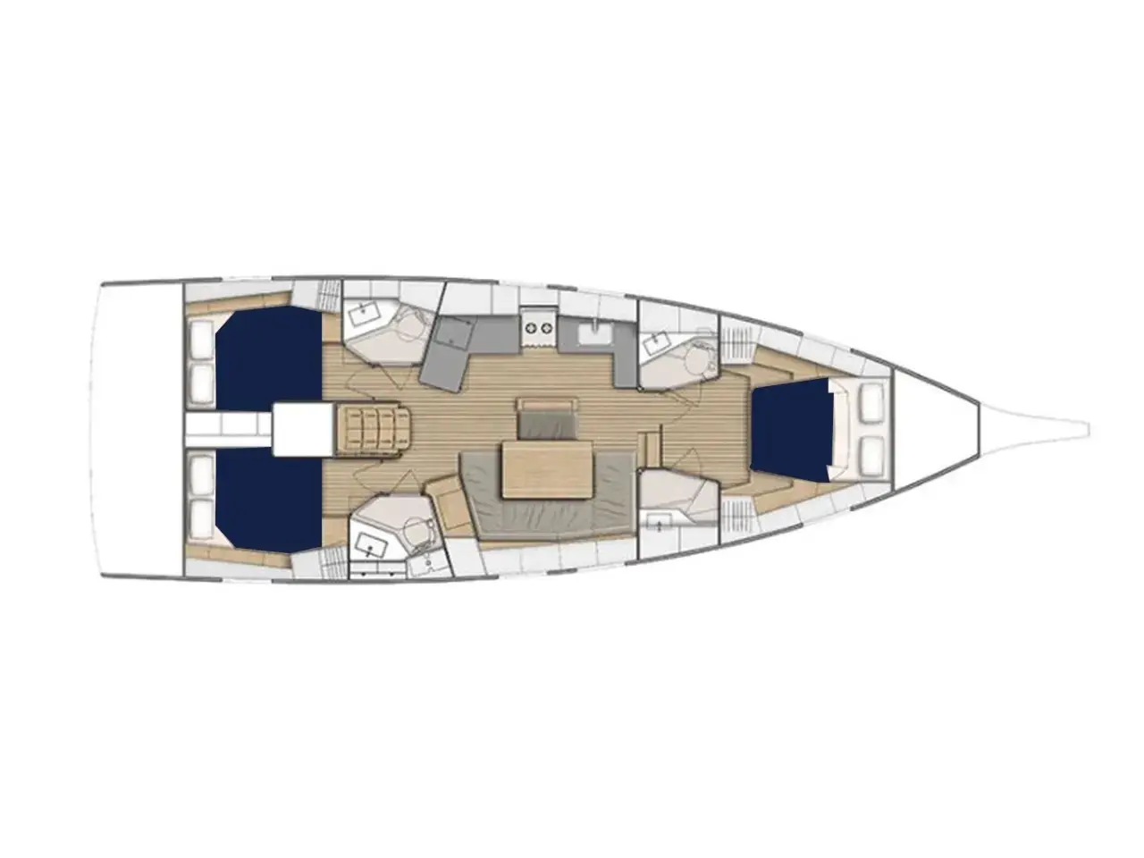 Moorings 46.3 Exclusive, Plan image