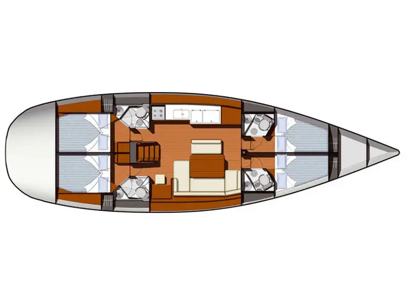 Vila I, Plan image