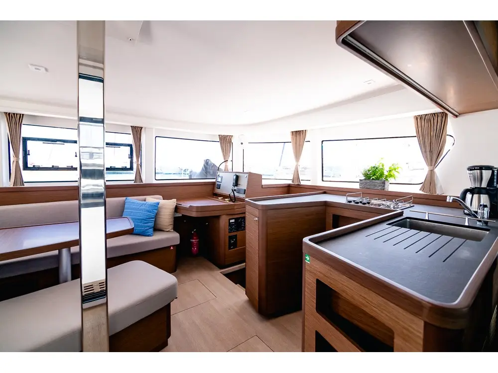 Blue Trident, Interior image