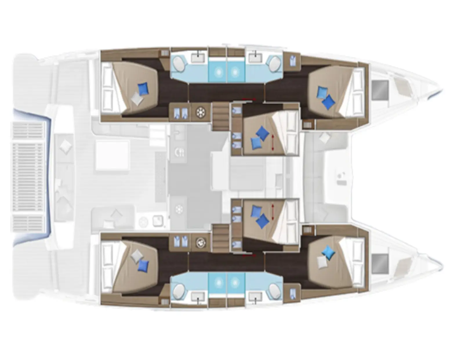 AEGEUS (A/C, Gen, W.Maker, Teak cockpit, underwater lights), Plan image
