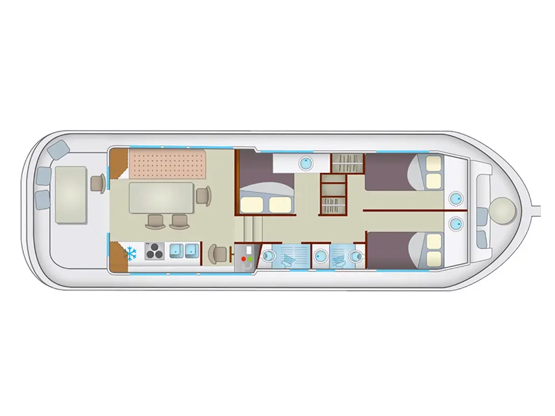 Pénichette Comfort 6/10 Pers., Plan image