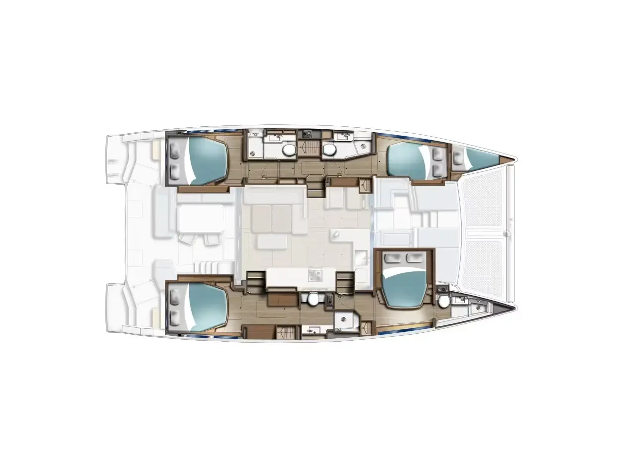 Moorings 4600 - 4 Exclusive, Plan image
