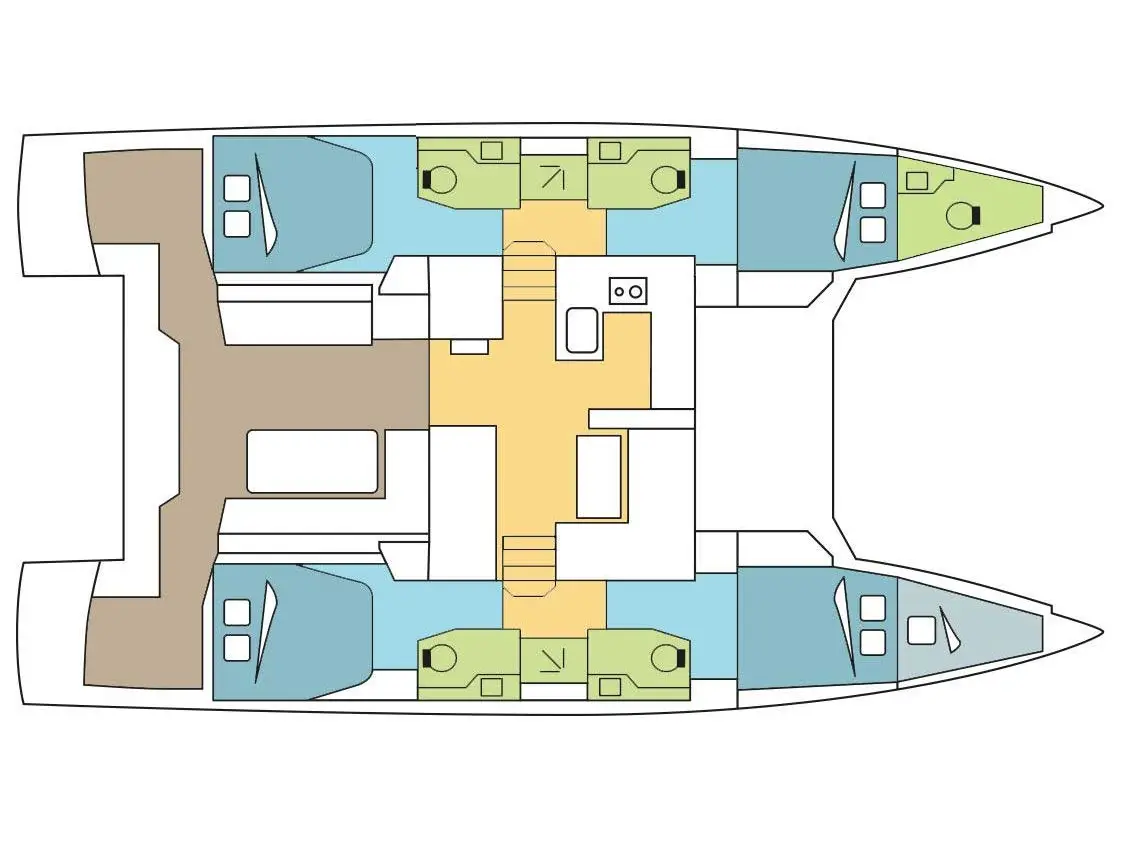 Gelmar - A/C, Generator, Water maker, Plan image