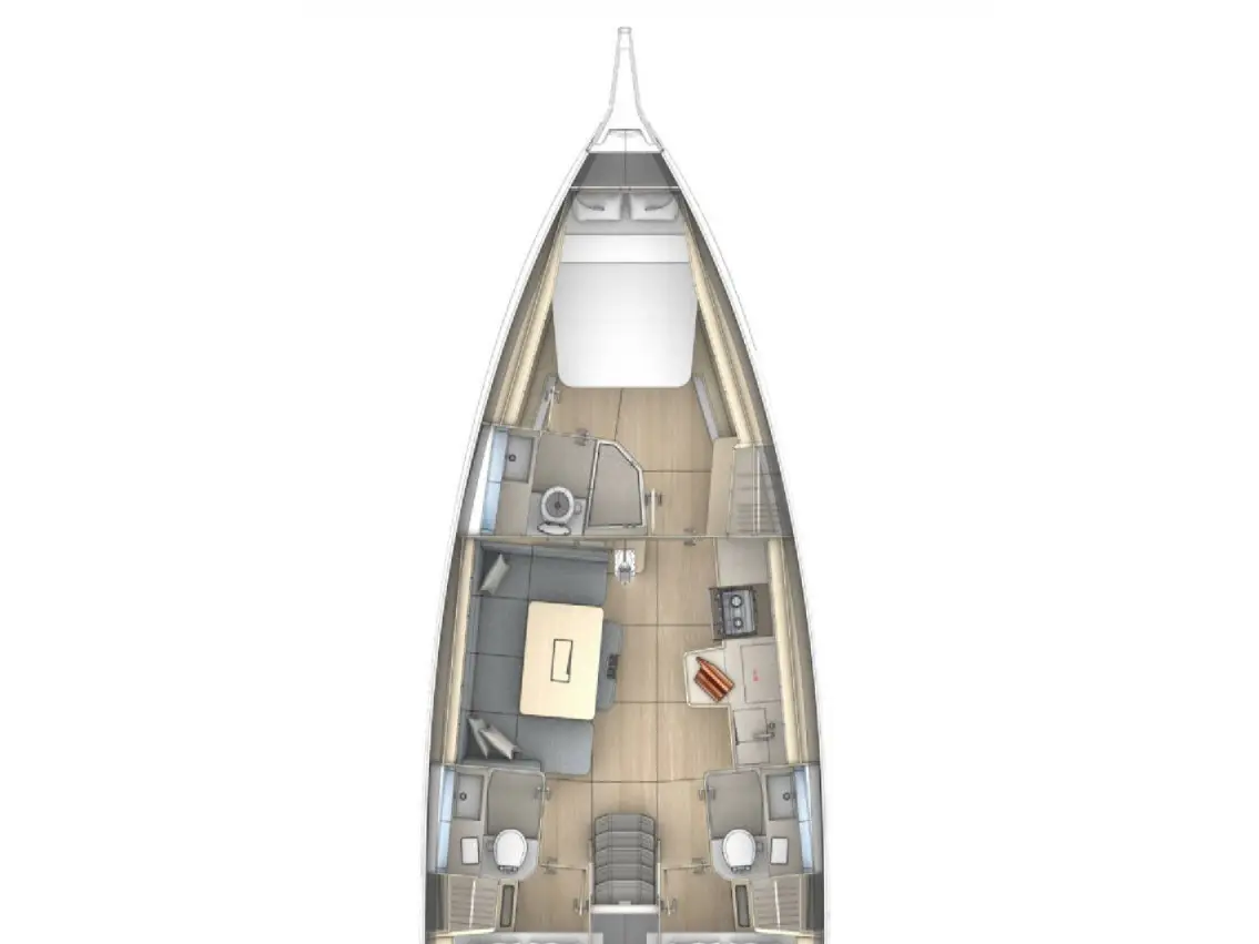 S/Y Celini, Plan image