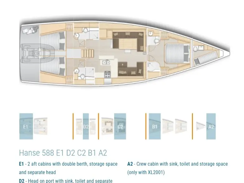 Amadea (ONLY SKIPPERED), Plan image