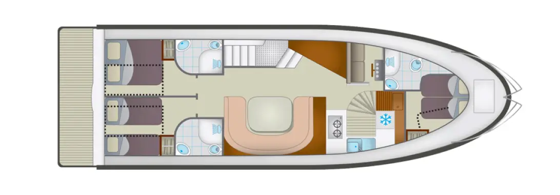 Cruiser Premium 6 Pers., Plan image