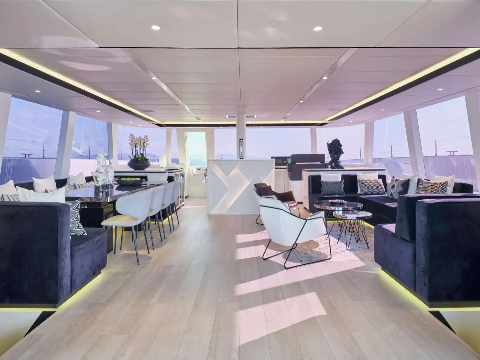 Above & Beyond, Interior image