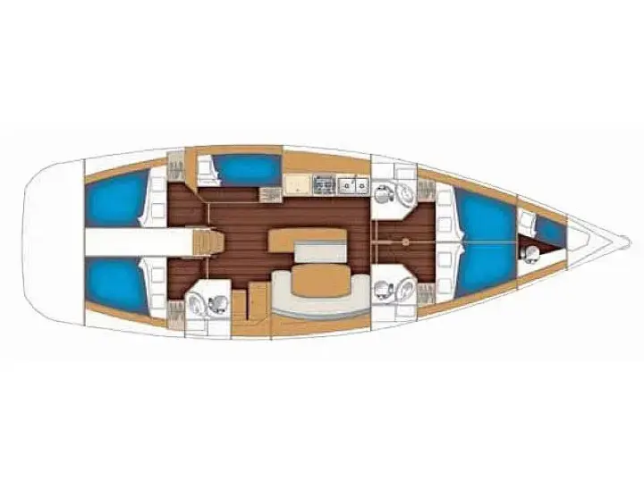 Cyclades 50.5 08, Plan image