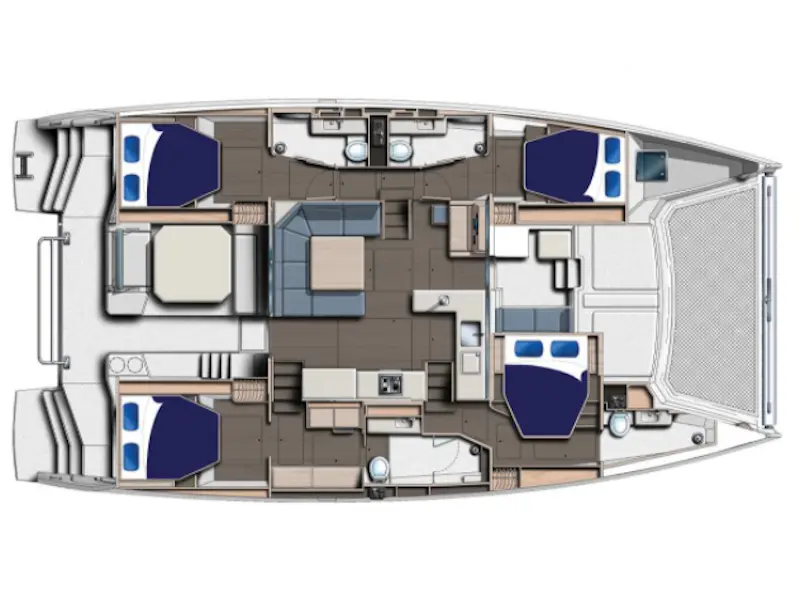 Moorings 5000 Exclusive Plus, Plan image