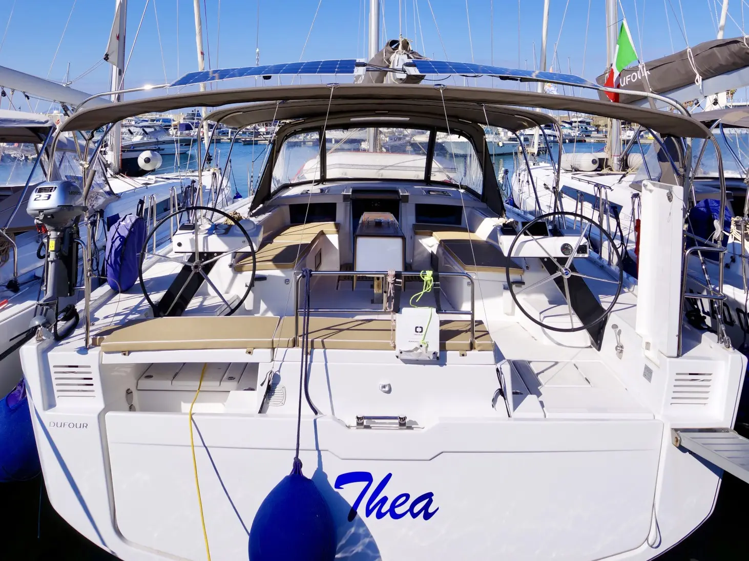 Thea - A/C, Generator, Water maker, Solar Panel, photograph 4