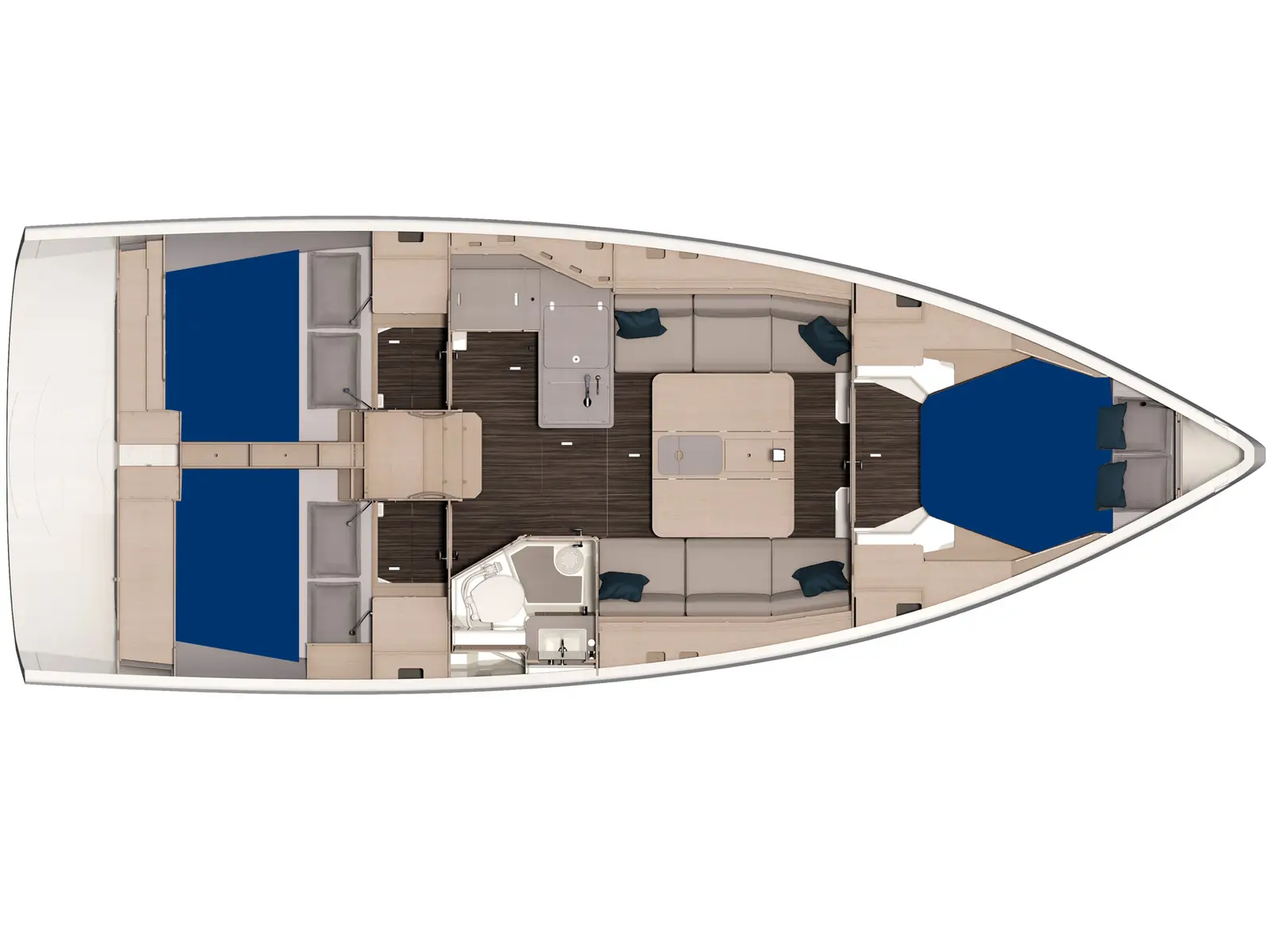 Sunsail 37.3 Premium, Plan image