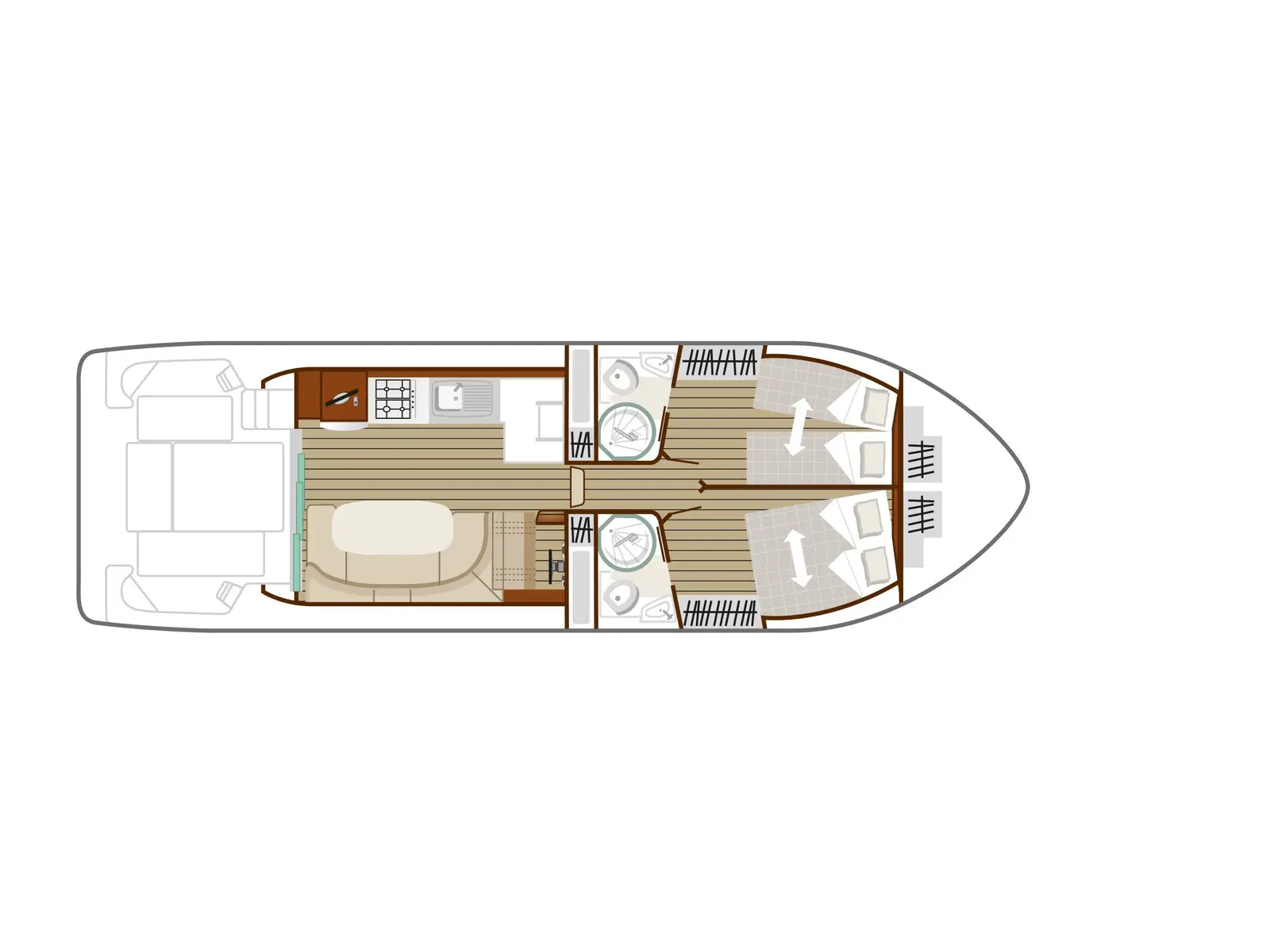 Cruiser Premium+ 4/6 Pers., Plan image