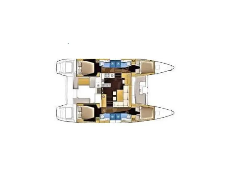 CARIAMA (air condition, generator, water maker, flybridge), Plan image