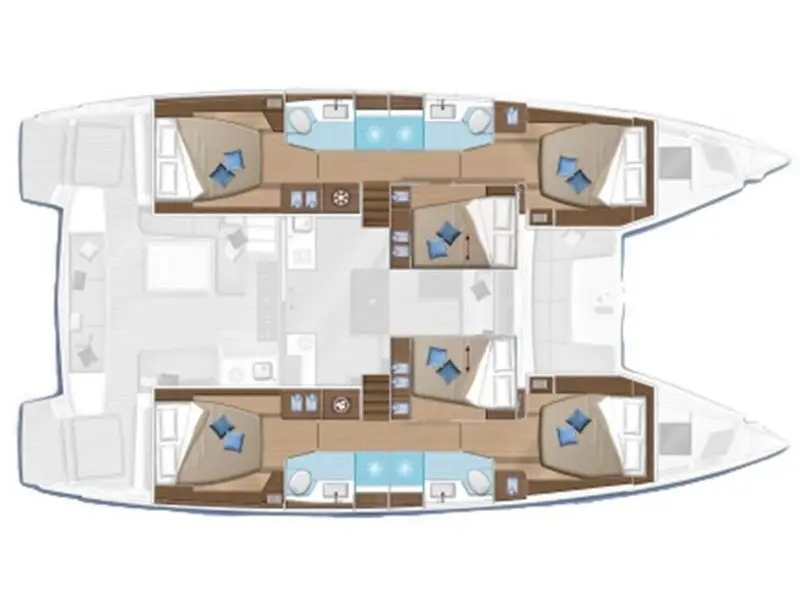 Margeo XVI (A/C - Generator - Water Maker - dishwasher), Plan image