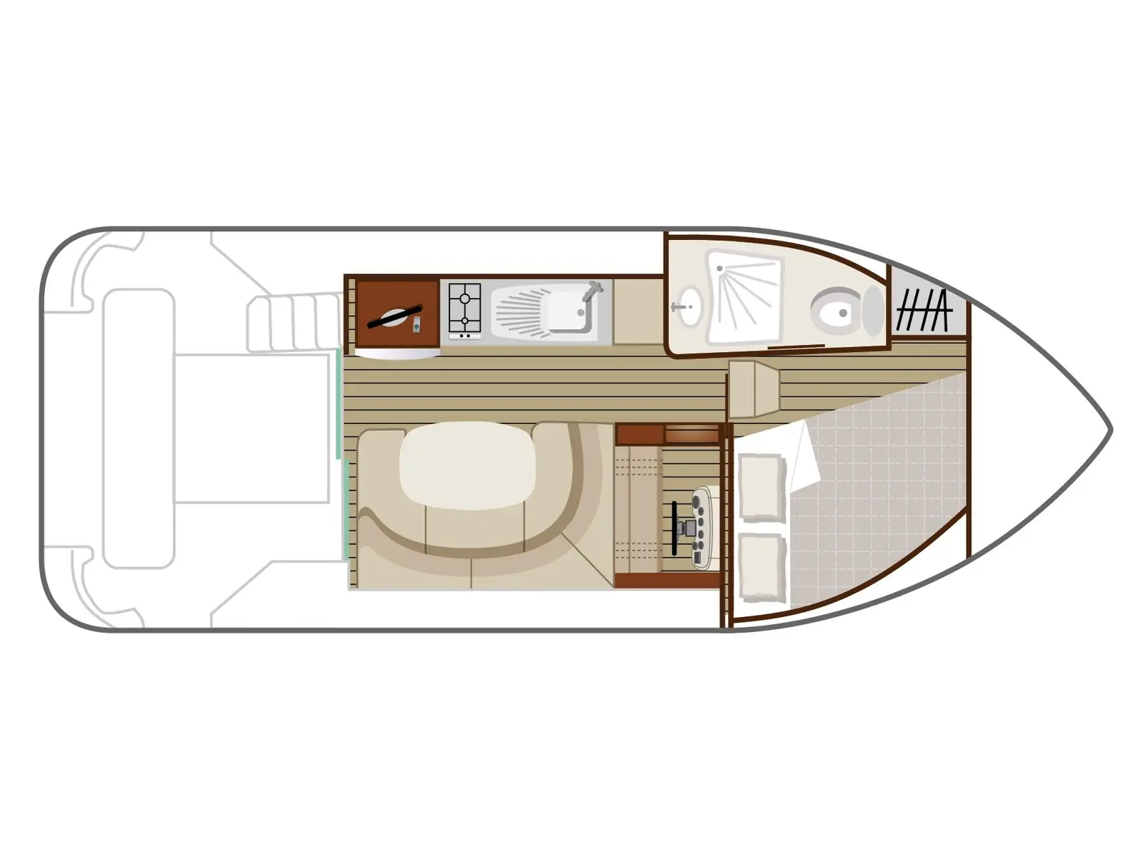 Cruiser Comfort XL 2/4 Pers., Plan image