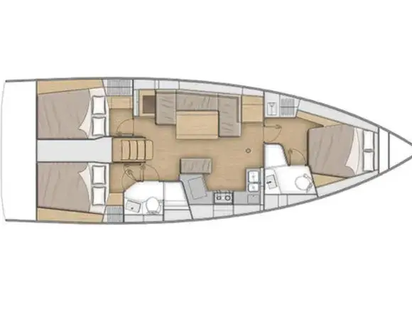 Moorings 42.3 Exclusive, Plan image